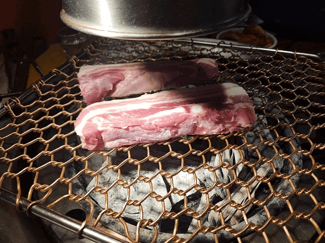 구리 삼겹살 맛집)) 화로구이 고기집 구리 수택동 양촌리