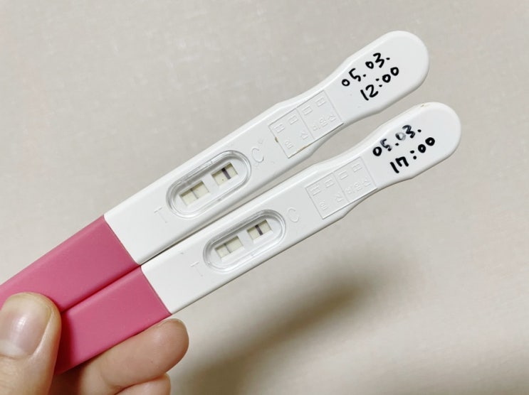 임신테스트기 사용시기, 사용법, 편의점 임테기