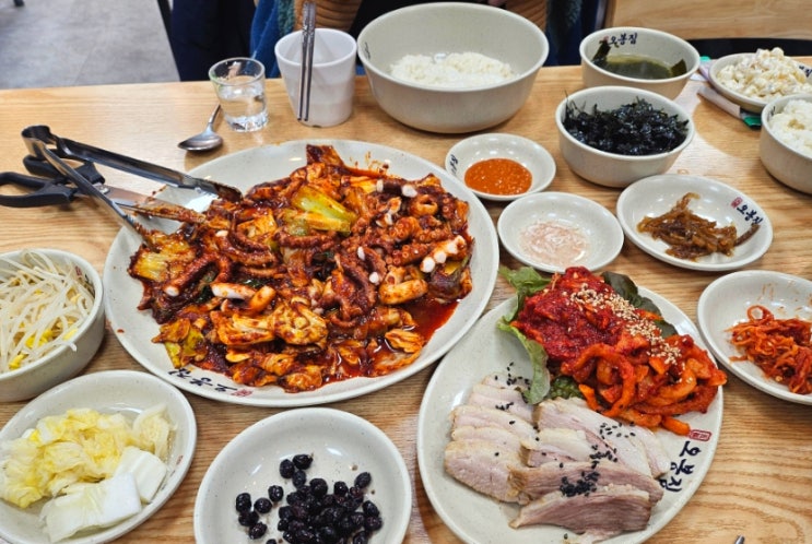  광주 또간집 장덕동 오봉집 // 직화낙지볶음에 보쌈 미쳤다