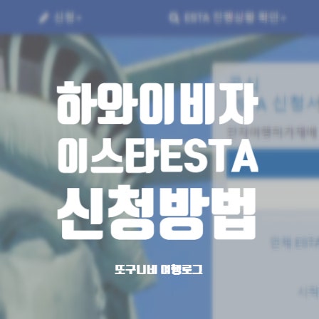  하와이 이스타 비자 신청 미국 ESTA 신청방법 유효기간 준비물