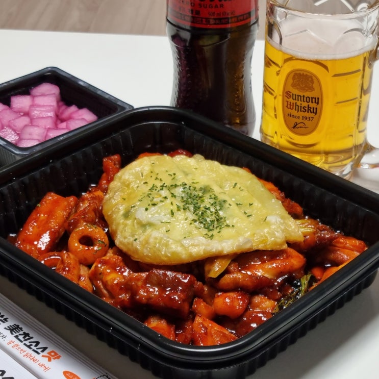  기영이숯불두마리치킨 경산사동점 순살양념치킨 납작만두 포장맛집추천