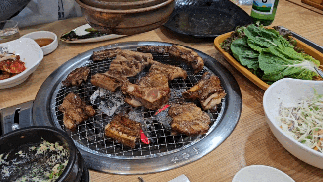  포항 문덕 돼지갈비 맛집 '갈비둥지' - 해병대 근처 맛집 추천
