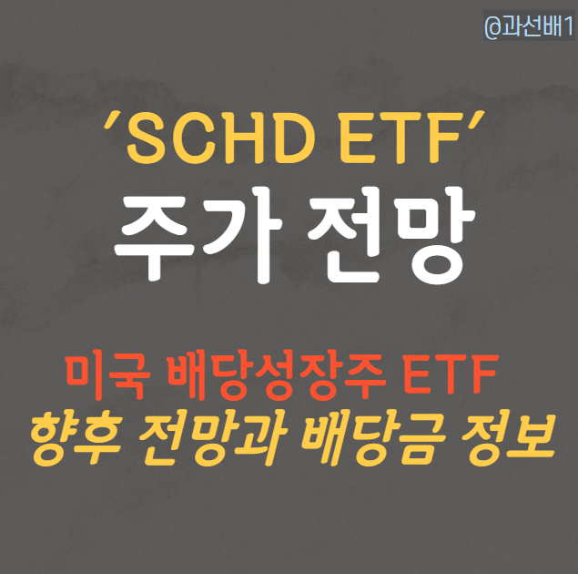  SCHD ETF - 배당 성장 주식으로 주가와 배당금 챙기기