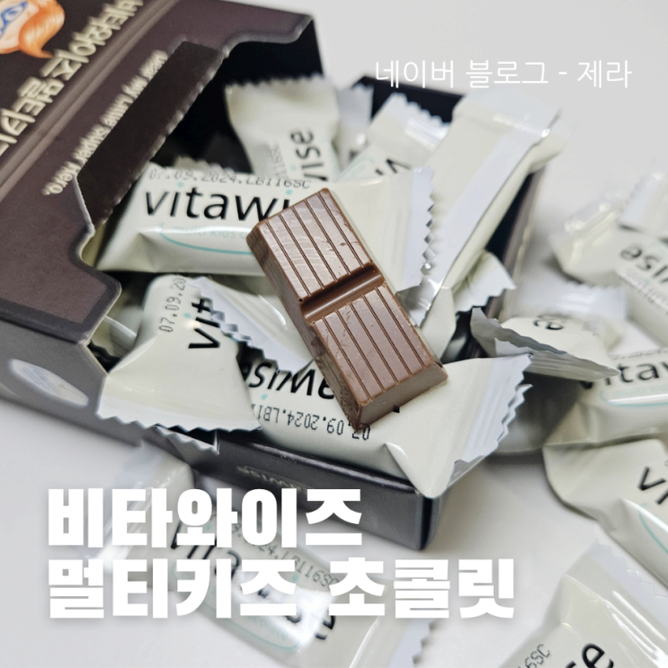  [유산균 초콜릿] 비타와이즈 멀티키즈 초콜릿 - 아이들이 좋아할 수 밖에 없다!