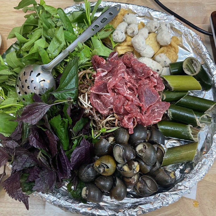  [하노이 맛집] 베트남식 샤브샤브 / 훠궈, Lẩu (Thủy Ốc)