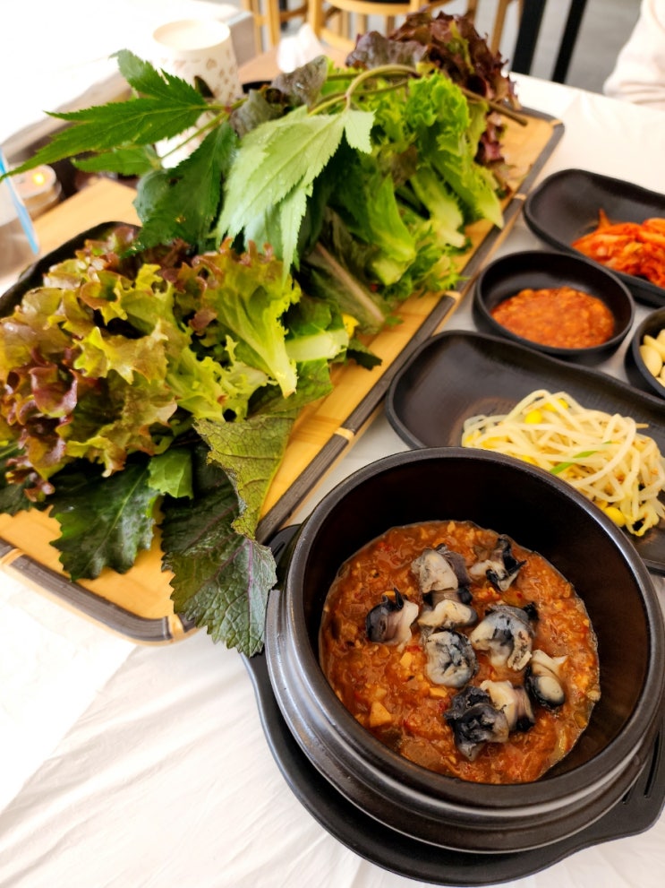  포항 오천 우렁강된장과 직접 키운 싱싱한 쌈채소 맛집 소담쌈밥
