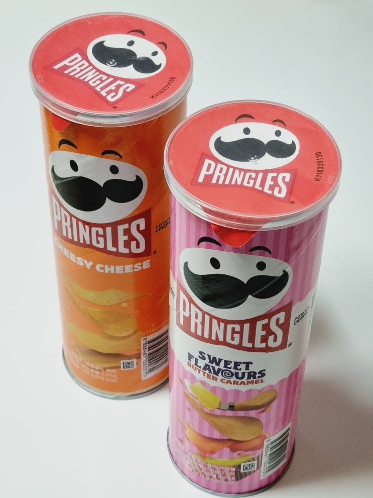  프링글스 종류 프링글스 치즈 맛 새로운 맛 버터카라멜 맛