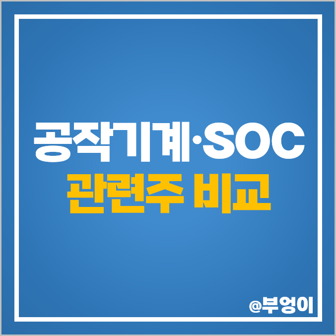 공작기계 관련주 SOC 테마주 화천기계 주식 현대위아 주가