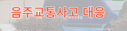  음주운전 교통사고 발생시 운전자 본인 치료비 청구