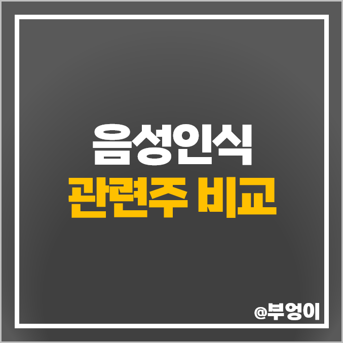 음성인식 관련주 코콤 코맥스 현대모비스 주식 파트론 주가 음성인식 관련주 코콤 코맥스 현대모비스 주식 파트론 주가