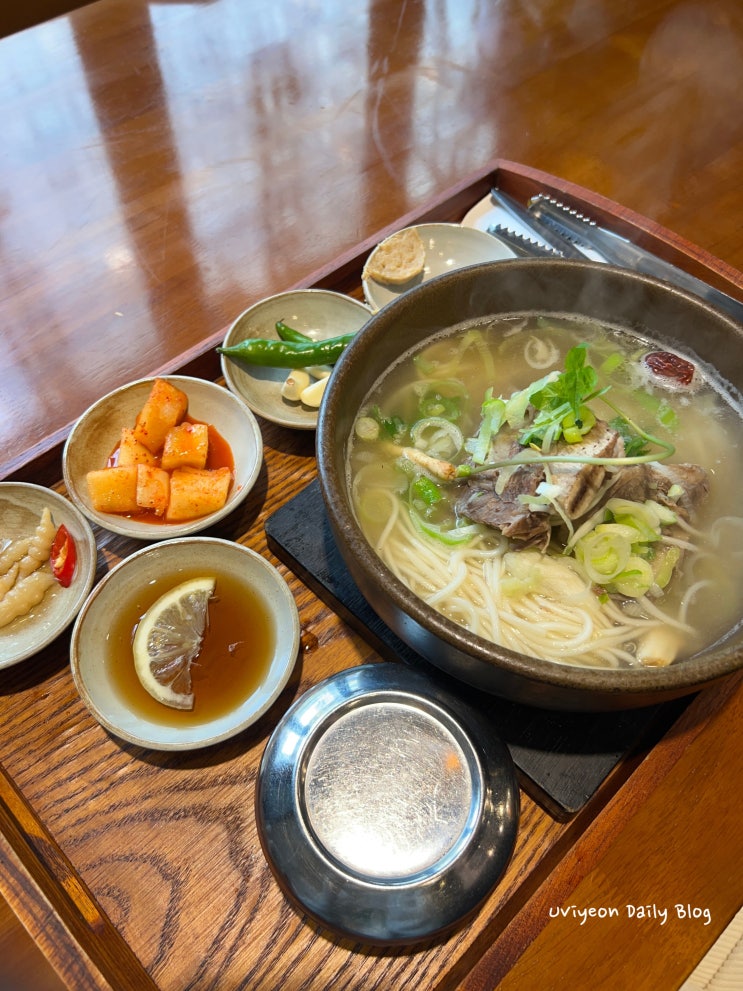  부산 갈비탕 맛집 100% 한우사골 강갈비탕 든든한 한 끼
