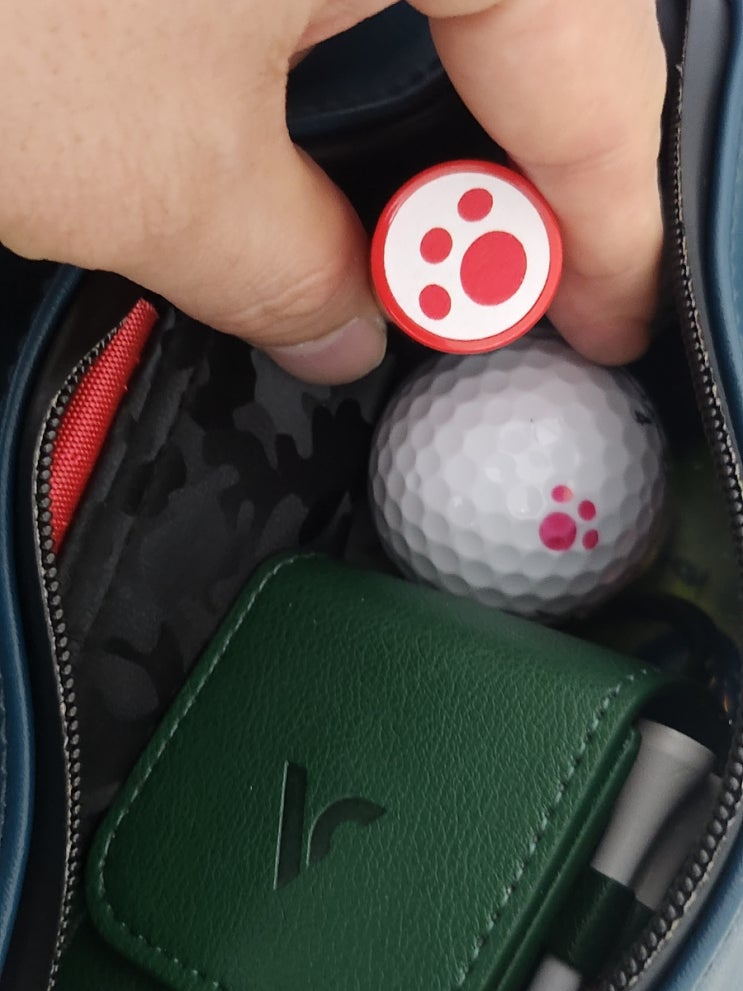[골프용품] 아스브리 골프공 스탬프 -  골프공에 재미있는 볼 마크를 찍어주는 골프공 스탬프, 영국 디자인 제품, 속건성 방수 잉크 사용 골프공도장