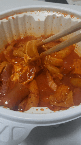  [엽떡] 동대문 엽기 떡볶이 초보맛 후기 및 할인 정보 / 후식은 식빵으로 만든 케이크