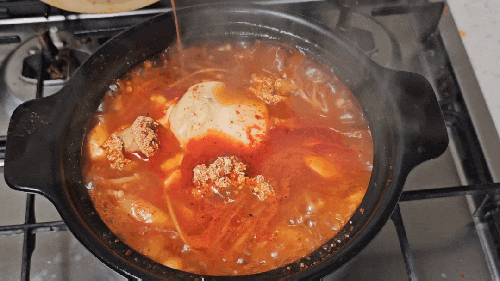  명란요리 순두부찌개 끓이는법 명란젓알탕 만들기