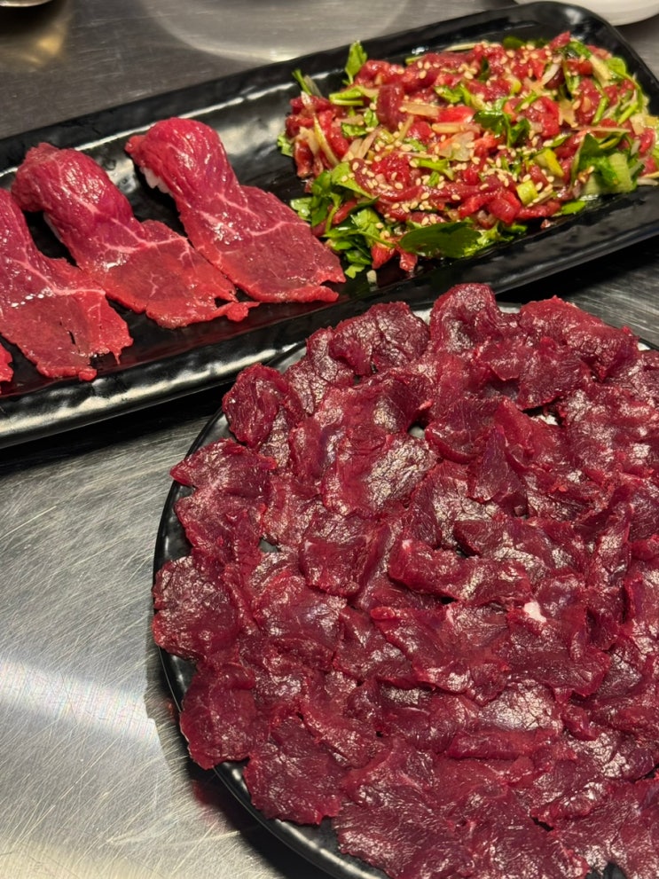  [강남 | 더뭉티기] 뭉티기, 육회 생고기 맛집