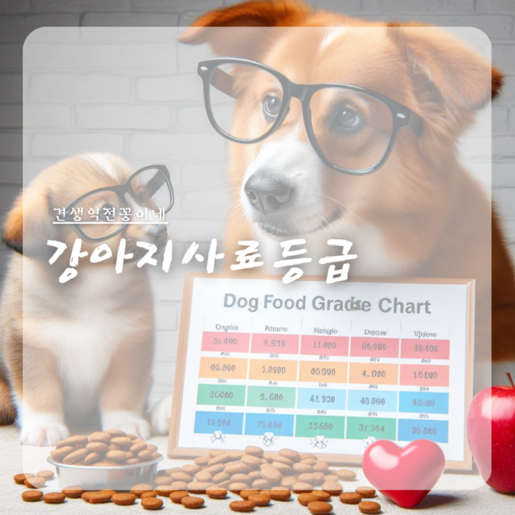  강아지 고양이 사료등급 표 좋은 애견사료 고르는법