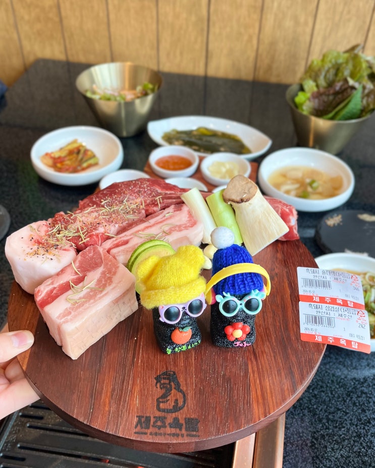  [여수학동맛집] 여수 제주옥탑 제주흑돼지구이전문점 구워주는 고기집
