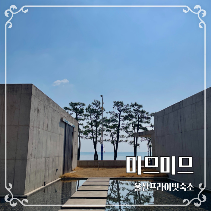  명선도가 있는 울산 진하해수욕장의 프라이빗 료칸숙소 미므미므