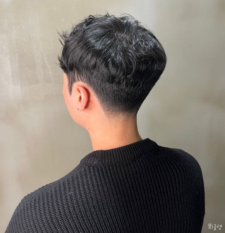  범계남자미용실 크라운맨즈헤어 연우쌤 쉐도우펌으로 짝꿍 봄맞이 변신완료!