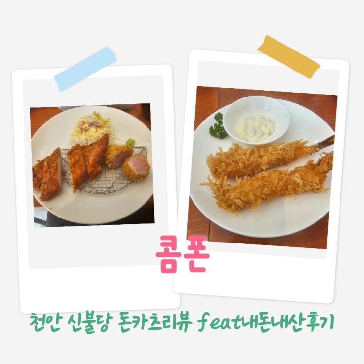  콤폰 충남천안신불당돈카츠맛집리뷰 feat내돈내산후기