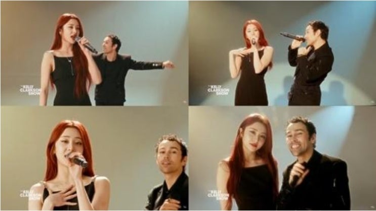<b>르세라핌 허윤진</b>, 미국 NBC '켈리 <b>클락슨</b> 쇼' 출연... 