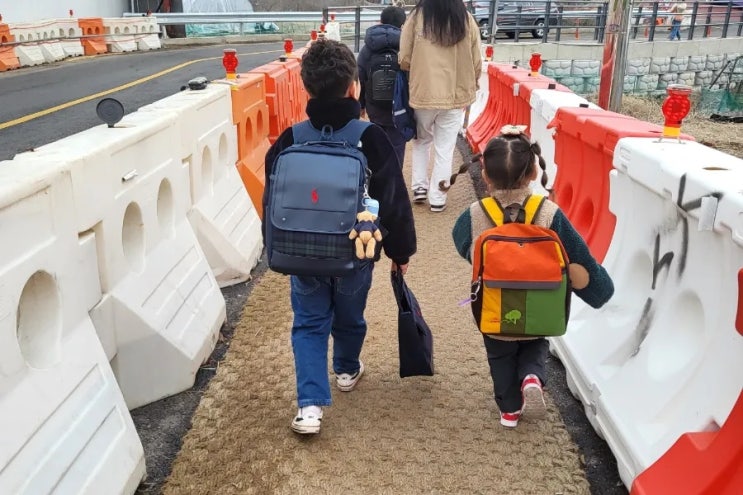  당수초등학교 입학식. 둘째 해담유치원입학. 후 적응기