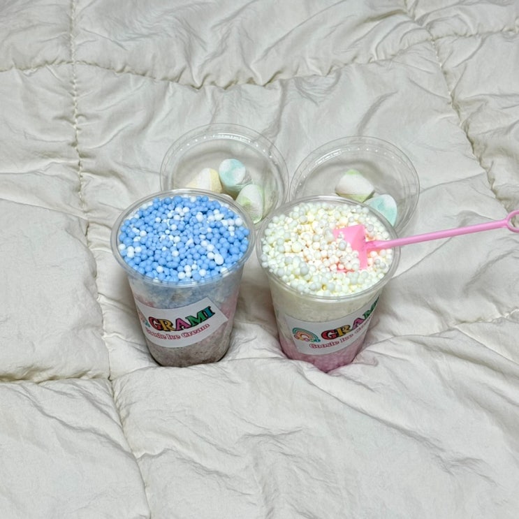 [울산구슬아이스크림]대용량 구슬아이스크림 맛집 그라미 울산달동점