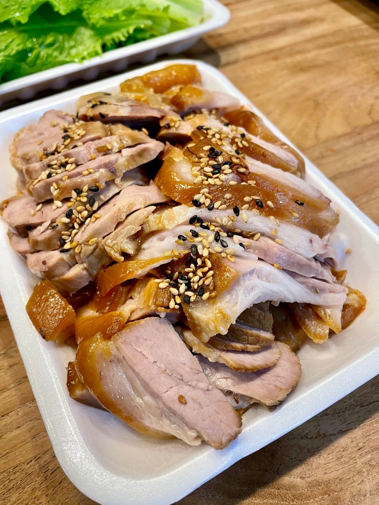 1인족발 막국수세트 가성비꿀 배달의민족 쌍용동 도야족발보쌈 / 천안식후감