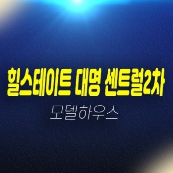 03-14 힐스테이트 대명 센트럴2차 대명동 미분양오피스텔,아파트 잔여세대 투자자,실거주 분양가격 신축공사 견본주택