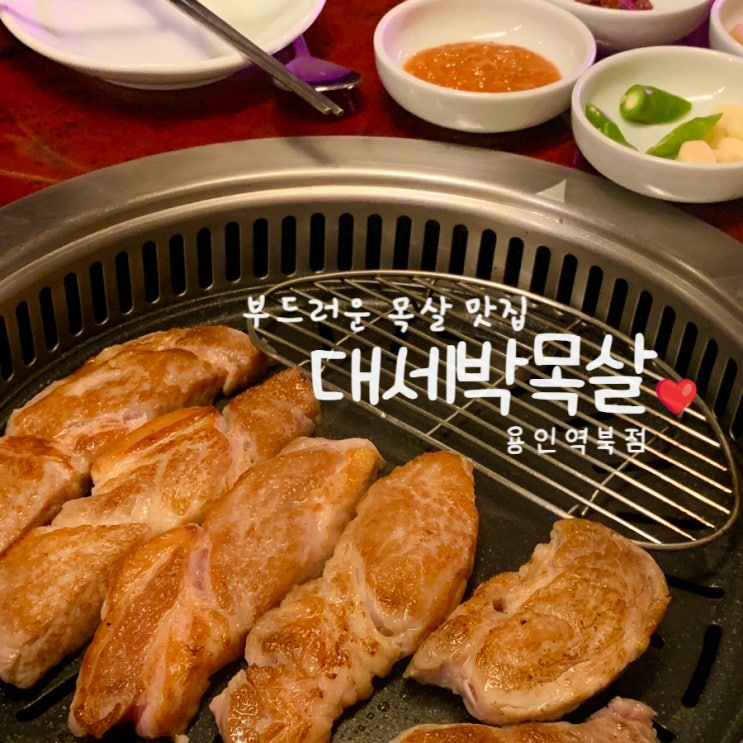 [용인/역북] 부드러운 목살이 맛있는 역북동고기집 : 대세박목살 용인역북점