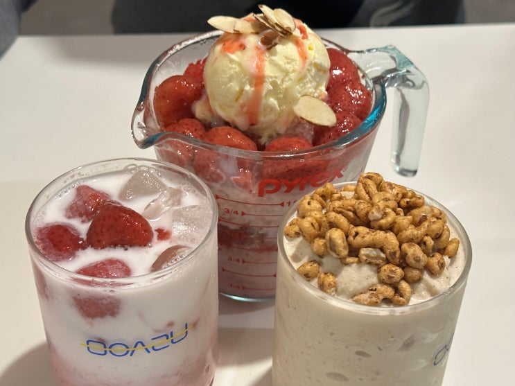  건대입구역카페 마우스래빗Mouserabbit 화양동 건대카페 딸기빙수맛집