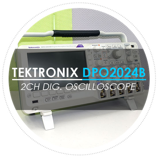  계측기 텍트로닉스 오실로스코프 300 MHz, 4Ch DPO2024B - Tektronix  중고계측기 렌탈