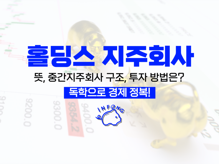  홀딩스 지주회사 뜻 중간지주회사 구조 투자 방법은?