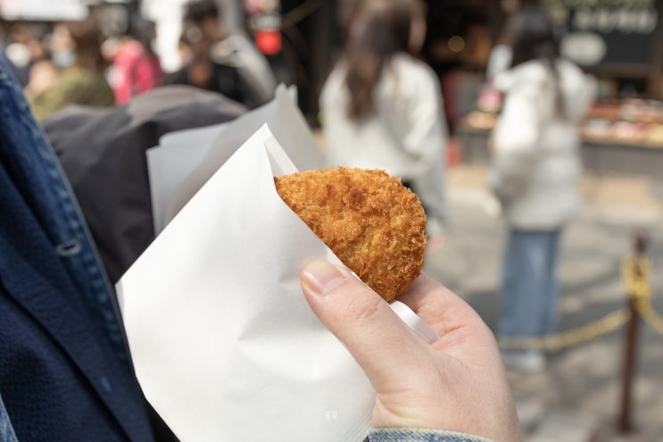 [일본] 유후인 먹거리 추천 금상고로케 후기