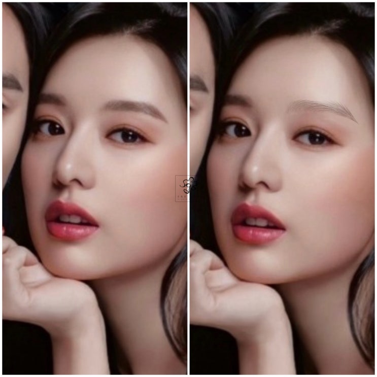  드라마 눈물의 여왕 홍해인 김지원 화장법, 눈썹