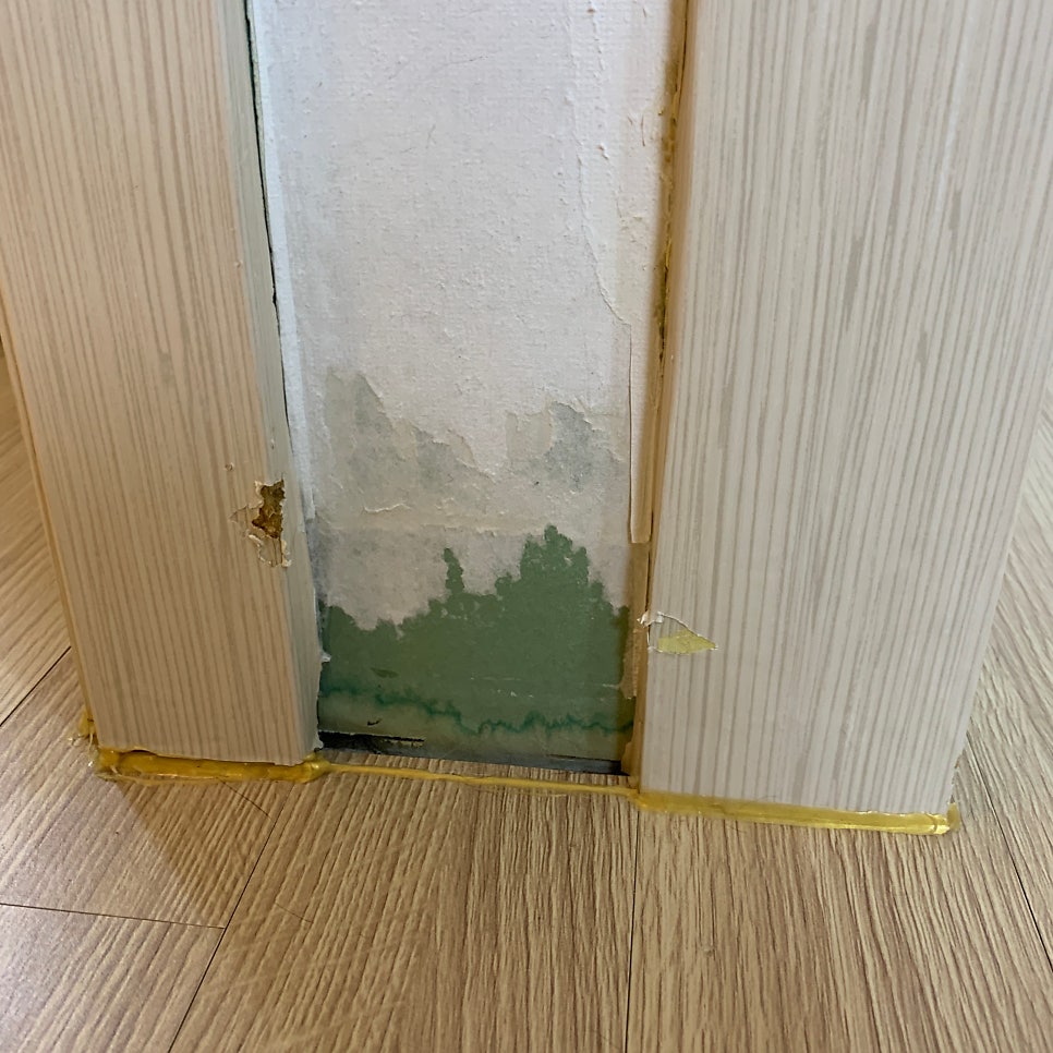 걸레받이 몰딩 복원후 시트지 작업 잘하는 곳