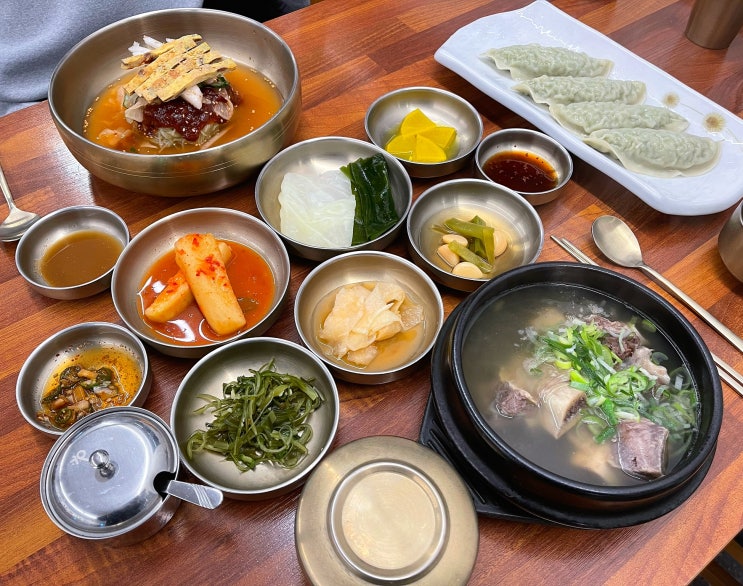 해운대 냉면 맛집 교동면옥 장산