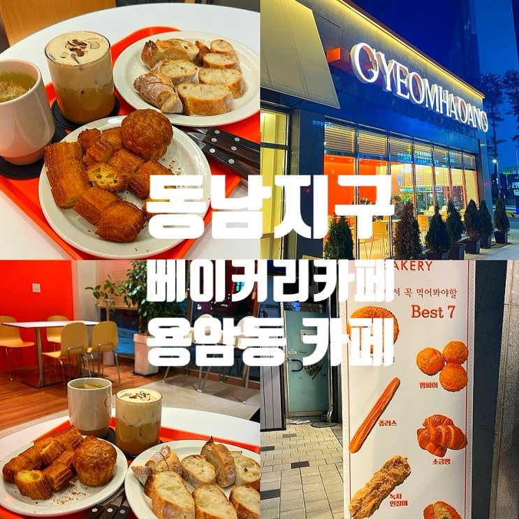  동남지구 베이커리 카페 겸하당 동남지구점