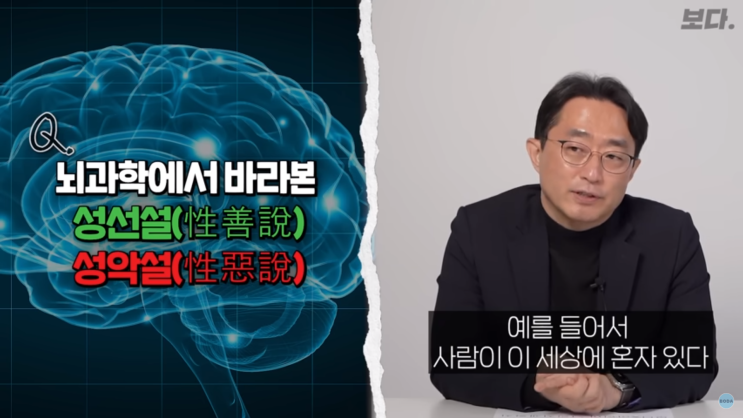 뇌과학에서 바라본 성선설 성악설 뇌과학에서 바라본 성선설 성악설