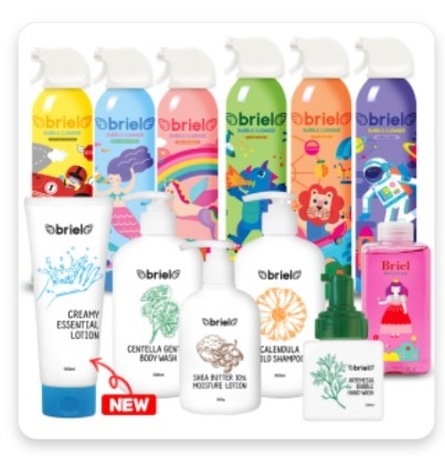  [브리엘]유아 버블클렌저 200ml 6종/300ml대용량/로션/샴푸/바스/슬라임