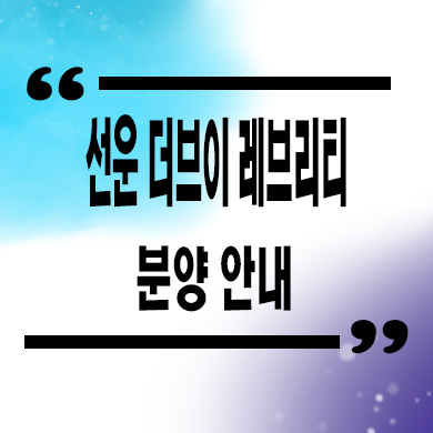  선운 더브이 레브리티 타운하우스 광주 선운지구 입주 단독주택 잔여세대 분양가 견본주택