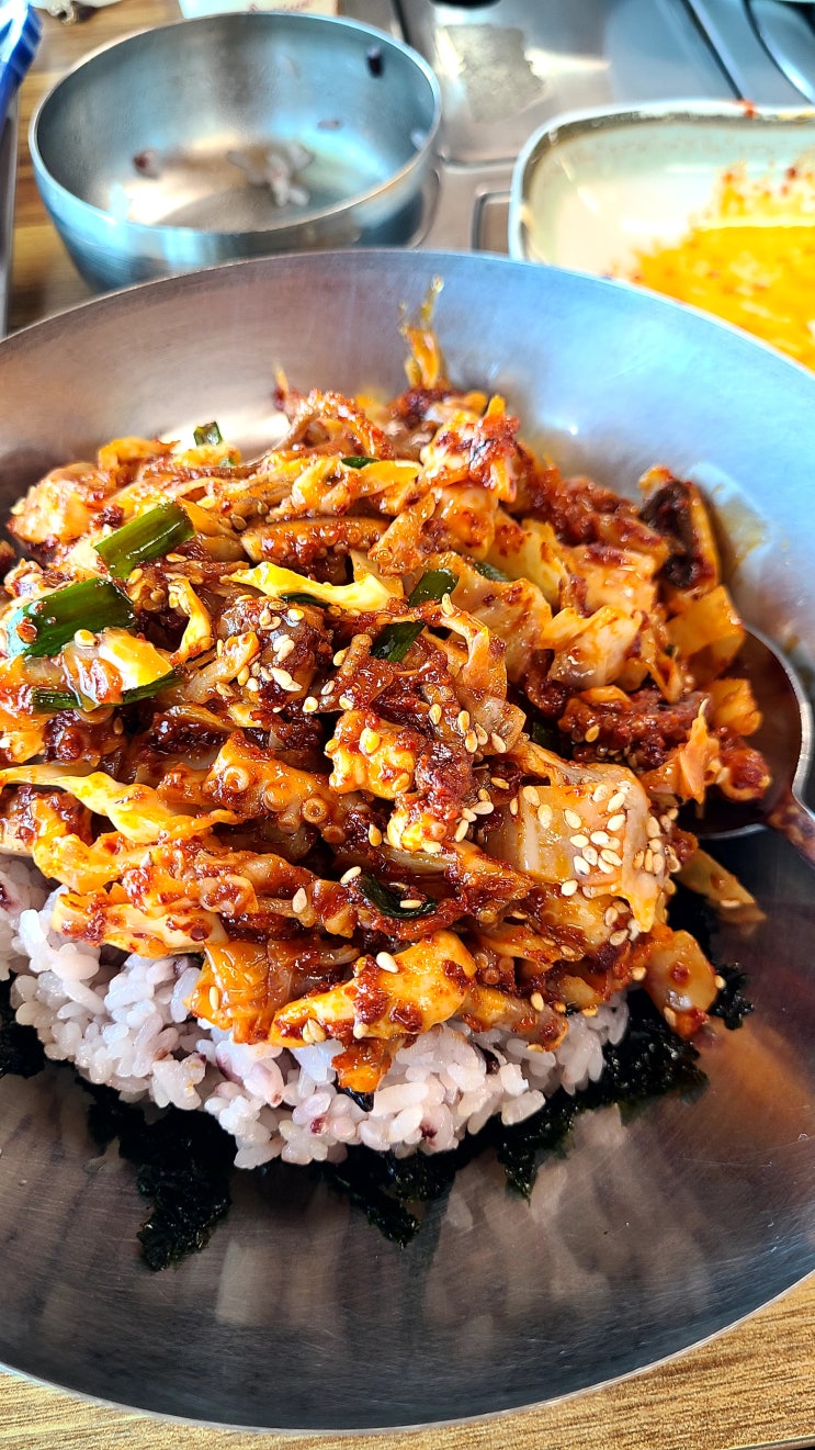 진도 용천식당 낙지볶음 맛집