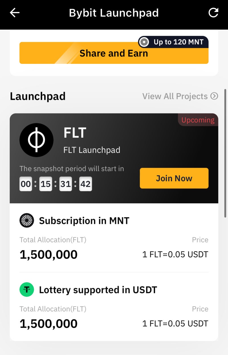 바이빗 바이비트 런치패드 FLT코인 무료 에어드롭 참여방법 : 네이버 블로그