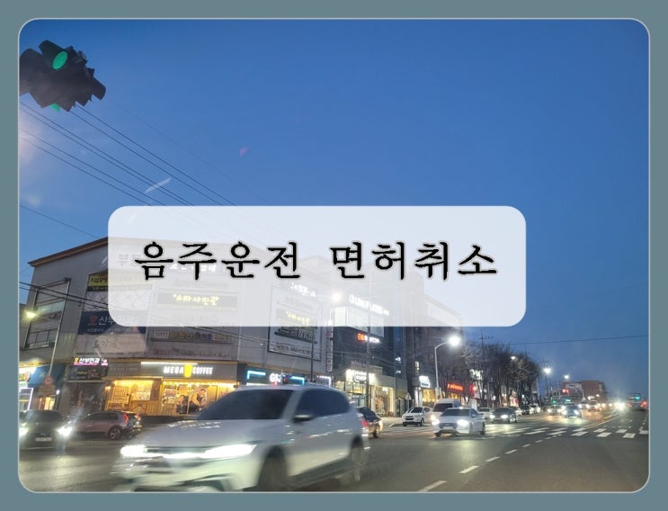  음주운전 면허취소 경찰조사 앞두고 있다면 초범 재범