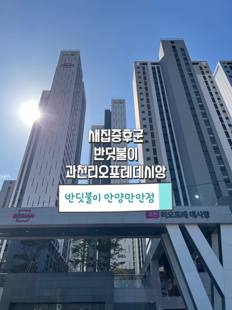  과천 새집증후군 과천리오포레데시앙 반딧불이가 해결해 드립니다!