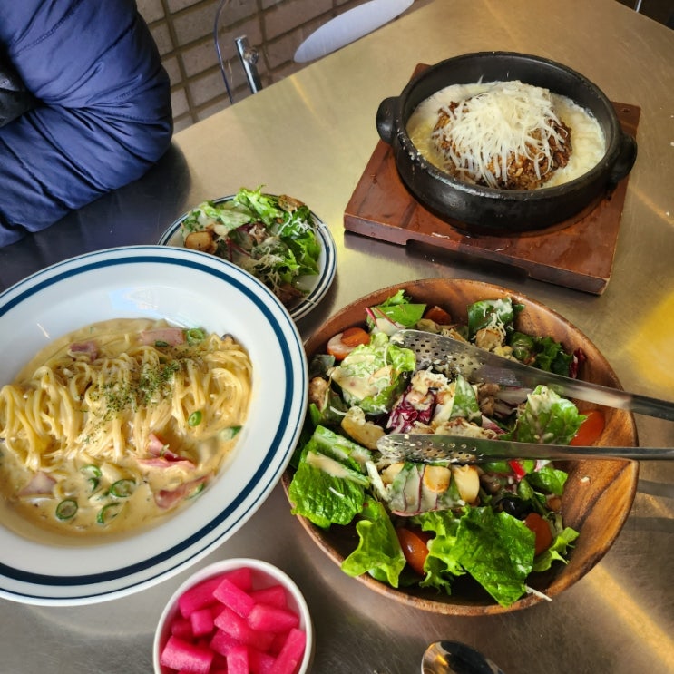  창원 상남동 덕수파스타 본점 엄마도 즐겁게 즐긴!