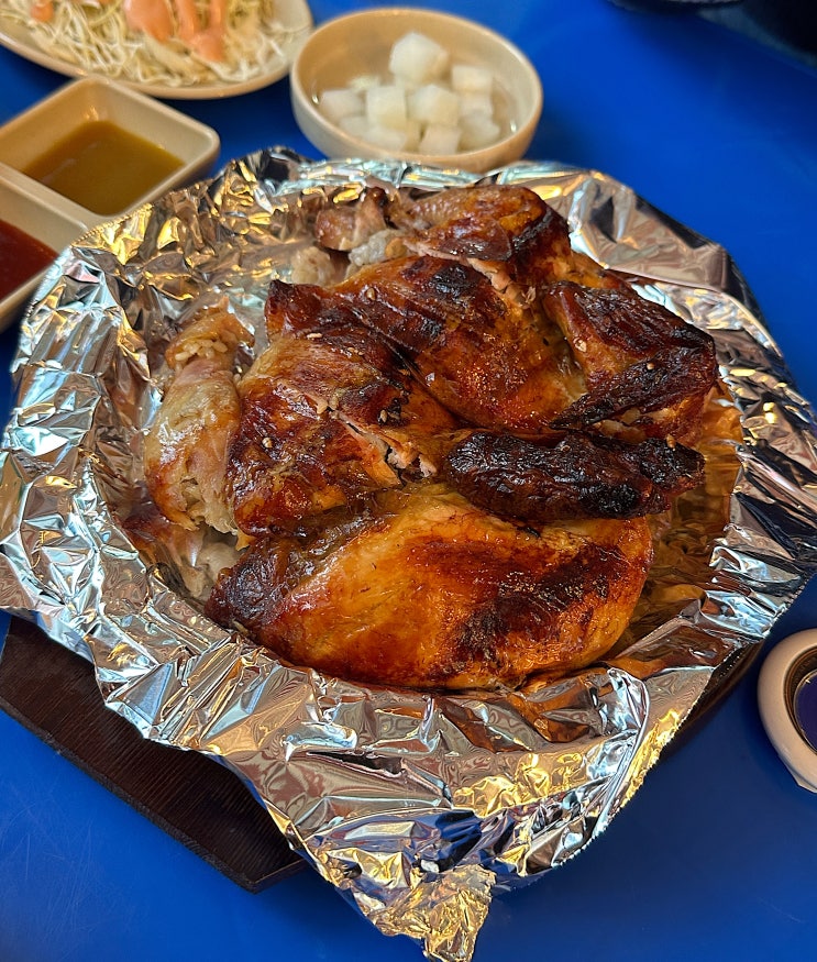 강남역 술집 누룽지통닭 꼬끼오장작구이 안주 맛집 포차