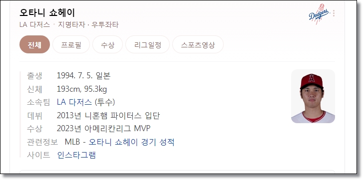 <b>오타니</b> 와이프 인스타 결혼