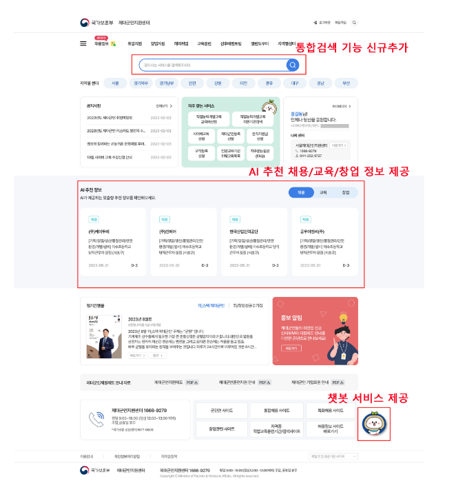“제대군인 취·창업 지원, 인공지능(AI) 시스템이 돕는다” “제대군인 취·창업 지원, 인공지능(AI) 시스템이 돕는다”