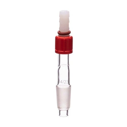  [유리초자]상부 튜브 연결 일자형 어댑터 Cone Adapter straight Glass Adapter